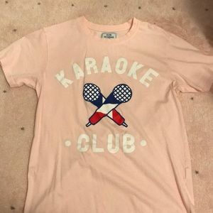pink graphic tee